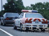 police-car with X-band radar